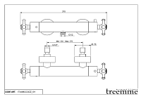 Treemme Old Italy Смеситель для душа термостатический накладной, цвет: chrome IT4488CCOIZZ