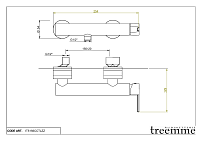 Treemme Time-Time out Смеситель для душа накладной, цвет: chrome IT5156CCTLZZ