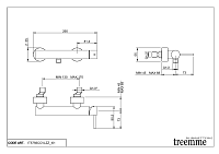 Treemme Up+ Смеситель для душа накладной, цвет: chrome IT5756CCVLZZ