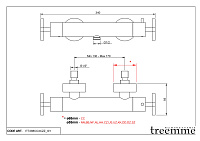 Treemme X-change Смеситель для душа термостатический накладной, цвет: chrome IT7288CCXCZZ