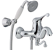 Treemme Piccadilly Смеситель для ванны накладной с ручным душем, 1 вид струи, цвет: chrome IT2100CCPYZZ