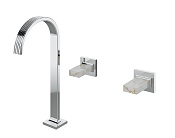 Treemme Kea Смеситель для раковины высокий на 3 отверстия, без д/к, высота излива 29,1, цвет: chrome RWIT3A85CCK_