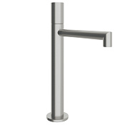 Treemme 28mm Смеситель для раковины высокий, без д/к, высота излива 16,8 см, цвет: нержавеющая сталь IT3B27ISGDZZ