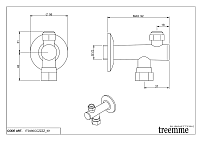 Treemme Electronic Tap Угловой вентиль с фильтром, цвет: chrome IT0480CCZZZZ