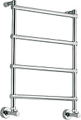 Margaroli Sole 442 Полотенцесушитель водяной для ГСВ 43,5х71h (int 37) нижнее, цвет: chrome 4423704(26)CRN