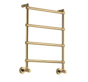 Margaroli Sole 442 Полотенцесушитель водяной для ГВС 53,5х71h (int 47), нижнее, цвет: brushed gold 4424704(26)BG