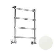 Margaroli Sole 442 Полотенцесушитель водяной для ГВС 53,5х71h (int 47), нижнее, цвет: matt white 4424704(26)MW