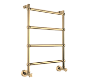 Margaroli Sole 442/TS Полотенцесушитель водяной для ГВС 52,5х71h (int 46) нижнее, цвет: brushed gold 442TS4604BG