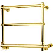 Margaroli Sole 540 Полотенцесушитель электрический 57х45h (47) выкл. справа, крепление F, цвет: gold 5404703GDB