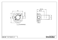Treemme Shower Встраиваемая часть запорного вентиля на 1 потребитель RWIT72B6ZZ01