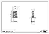 Treemme Kea Встраиваемый вентиль 1/2", цвет: chrome RWIT7A40CCR_