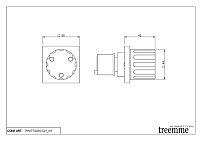 Treemme Kea Встраиваемый вентиль на 3 потребителя, цвет: chrome RWIT7AD6CC01