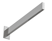 Treemme Time-Time out Верхний душ 4x36,3 см, 1 вид струи, цвет: chrome RWIT5147CC04