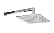 Treemme X-change Верхний душ 25,5 см, 1 вид струи, кронштейн настенный 38,9 см, цвет: chrome IT0486CCZZZZ