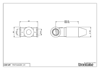Treemme Shower Встраиваемая часть запорного вентиля на 1 потребитель RWIT4440ZZ01