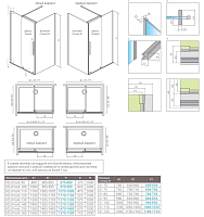 Radaway Furo KDJ Фронтальная стенка, прозрачная 8 мм, Easy Clean 48х200h см 10110480-01-01