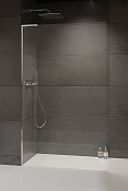 Radaway Modo SL II Душевое ограждение walk-in, прозрачное 8 мм, 100х200h см, цвет: хром глянцевый 10319104-01-01R