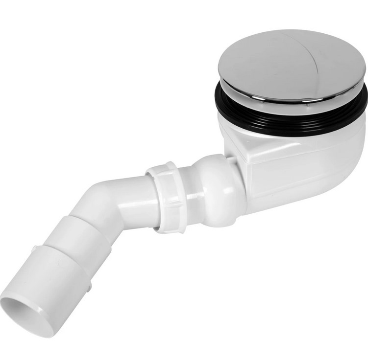 Radaway Сифон для душевого поддона, самоочищающийся, пластиковый, цвет: белый TB90P White