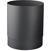 Nofer Ведро для мусора напольное, 13 литров, цвет: черный матовый 14028.N