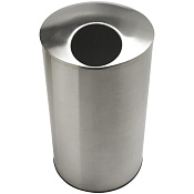 Nofer Ведро для мусора с крышкой напольное, 80 литров, цвет: нержавеющая сталь брашированная 14071.80.S