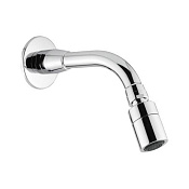 Nofer Верхний душ 18 см, 1 вид струи, без кронштейна настенный, цвет: хром 07074.2.B