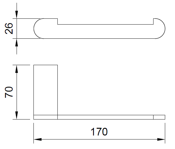 Nofer Capri Держатель запасных рулонов, подвесной, цвет: золото брашированное 16229.G