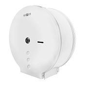 Nofer Держатель туалетной бумаги для общественных мест, подвесной, цвет: белый 05006.W