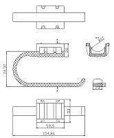 Nofer Nylon Держатель туалетной бумаги открытый, подвесной, цвет: белый 15051.NPR