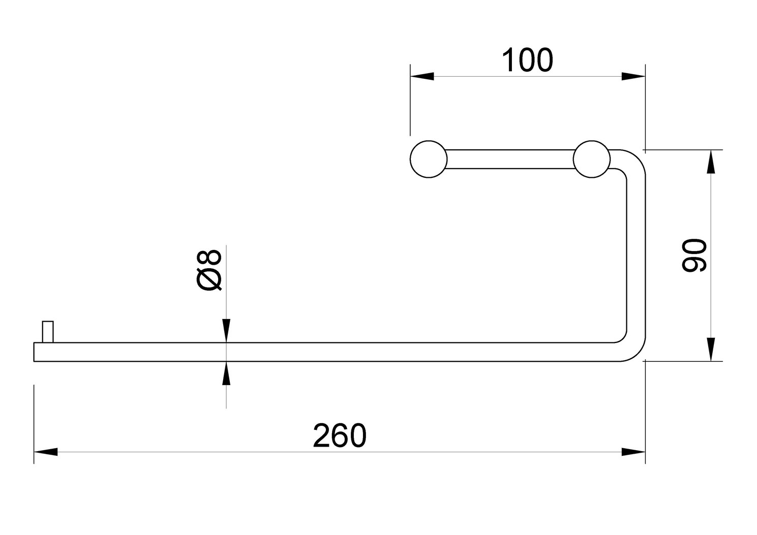 Nofer Roma Держатель туалетной бумаги открытый, подвесной, цвет: нержавеющая сталь 16804.S