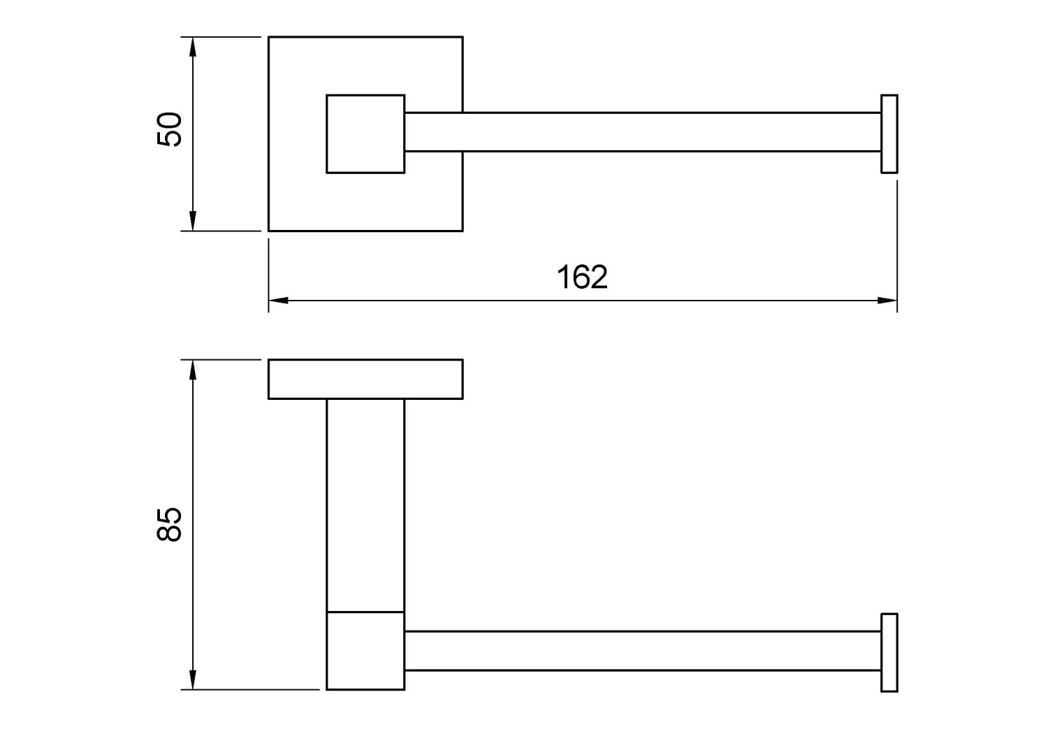 Nofer Barcelona Держатель туалетной бумаги открытый, подвесной, цвет: хром 16900.B