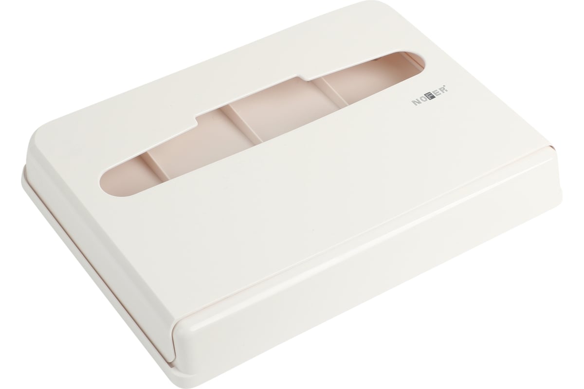 Nofer Диспенсер туалетных накладок, подвесной, цвет: белый 04026.2.W