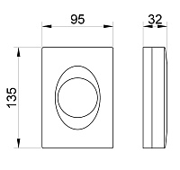 Nofer Диспенсер гигиенических пакетов, подвесной, цвет: черный матовый 04029.N