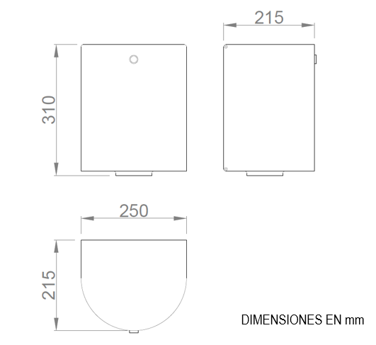 Nofer Диспенсер бумажных полотенец, подвесной, цвет: нержавеющая сталь 04099.S