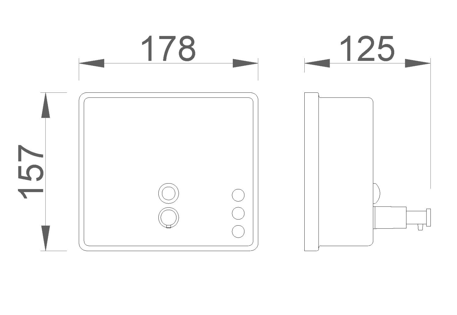 Nofer Дозатор для жидкого мыла, подвесной, цвет: хром 03004.B