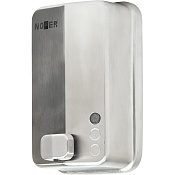 Nofer Inox evo Дозатор для жидкого мыла, подвесной, цвет: нержавеющая сталь 03050.S