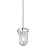 Nofer Santorini Ершик для унитаза подвесной со стеклянной колбой, цвет: хром 16342.B