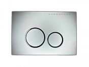 Nofer Hydrosmart Кнопка смыва для унитаза, ABS пластик, цвет: нержавеющая сталь 07812.S