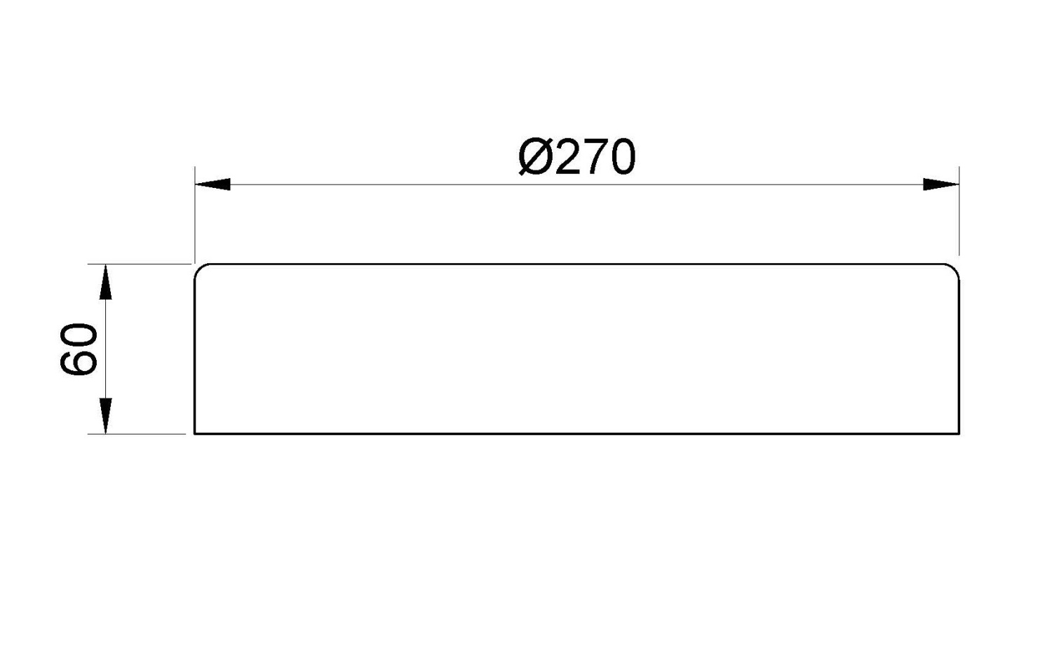 Nofer Крышка для круглого ведра, цвет: черный матовый 14029.N