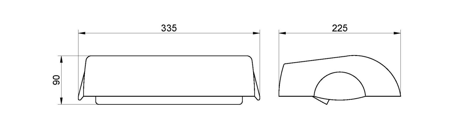 Nofer Крышка для квадратного ведра, цвет: черный матовый 14040.N