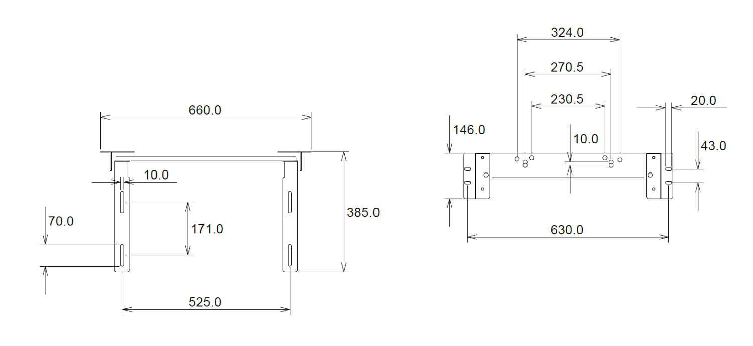 Nofer Крепление раковины к стене с ручной регулировкой, цвет: белый 303B