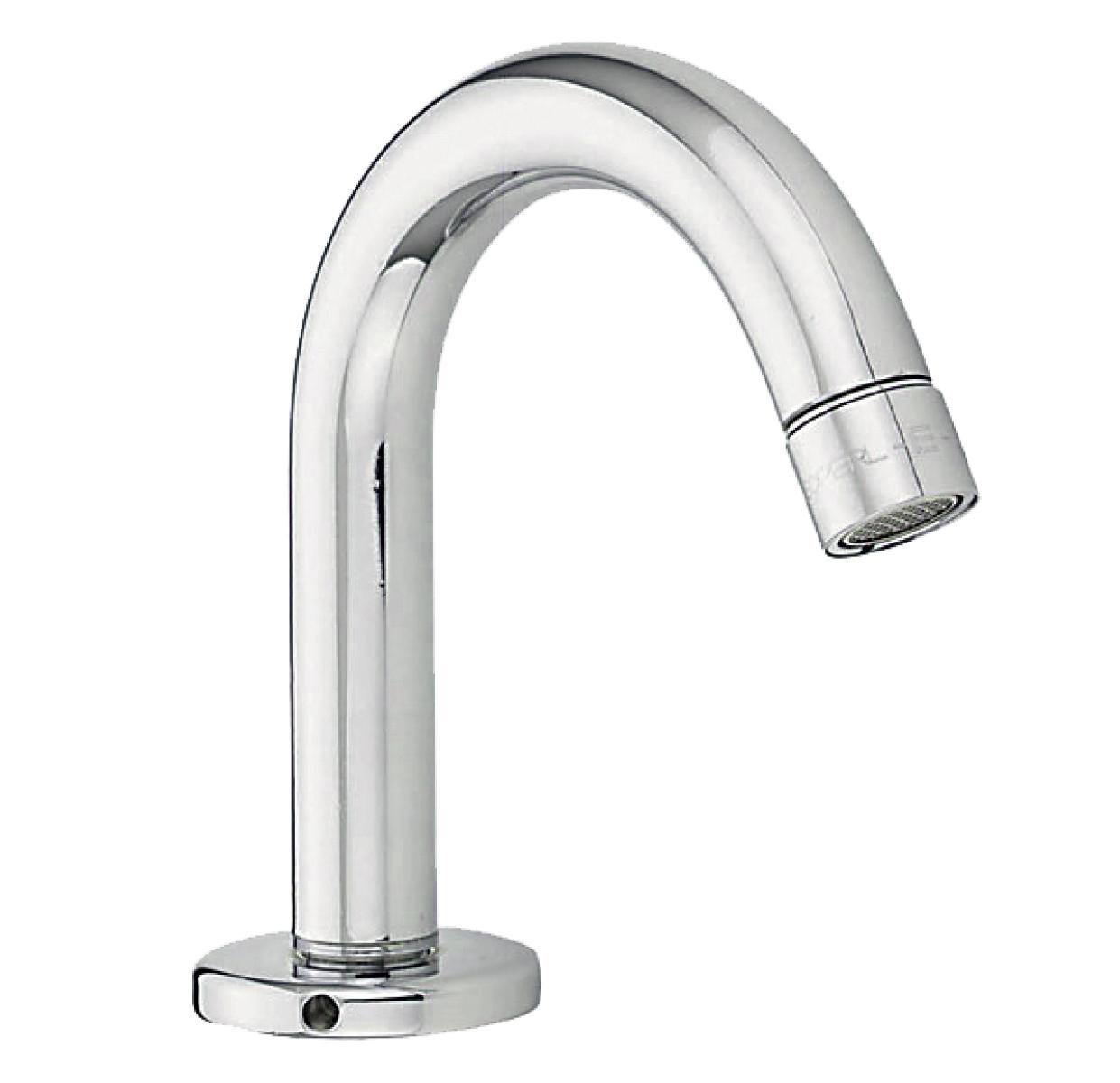 Nofer Кран для раковины загнутый, цвет: хром 07009.B