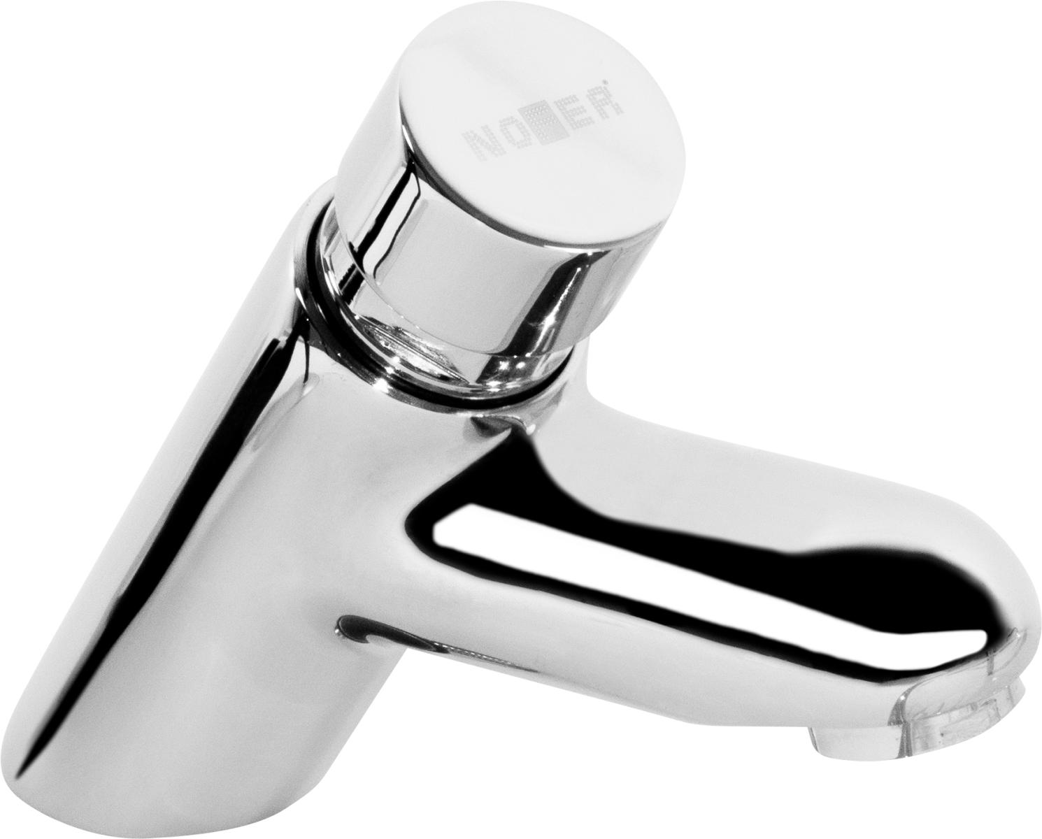 Nofer Кран для раковины нажимной, цвет: хром 07400.N