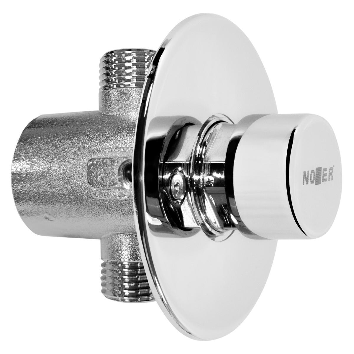 Nofer Кран для раковины нажимной, цвет: хром 07570.N