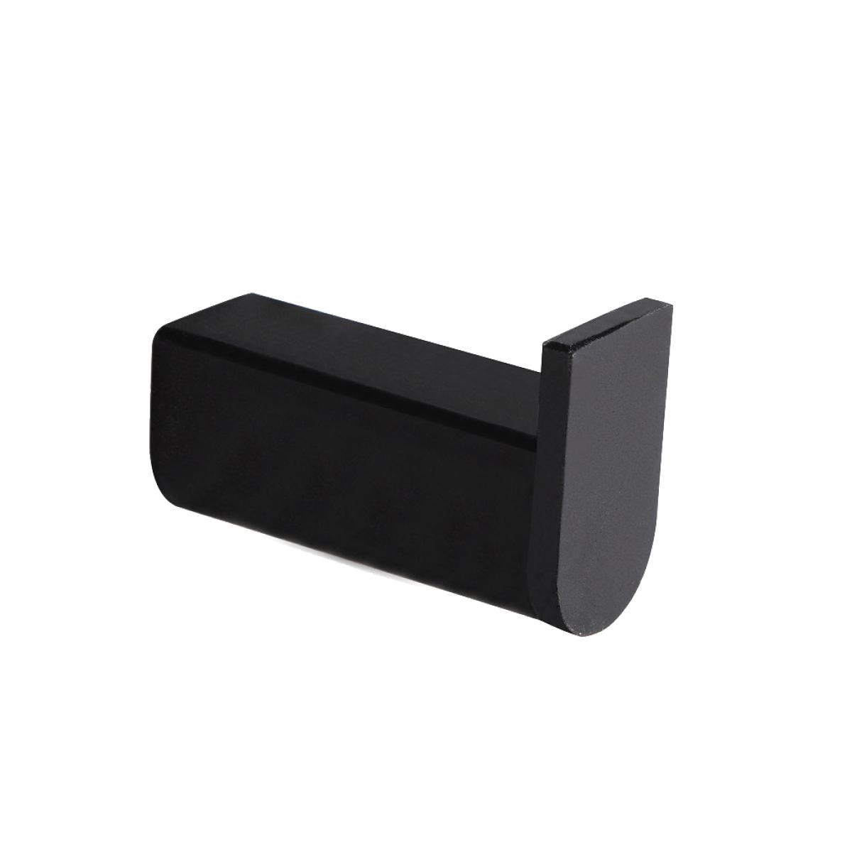 Nofer Capri Крючок для полотенец, подвесной, цвет: черный матовый 16221.N