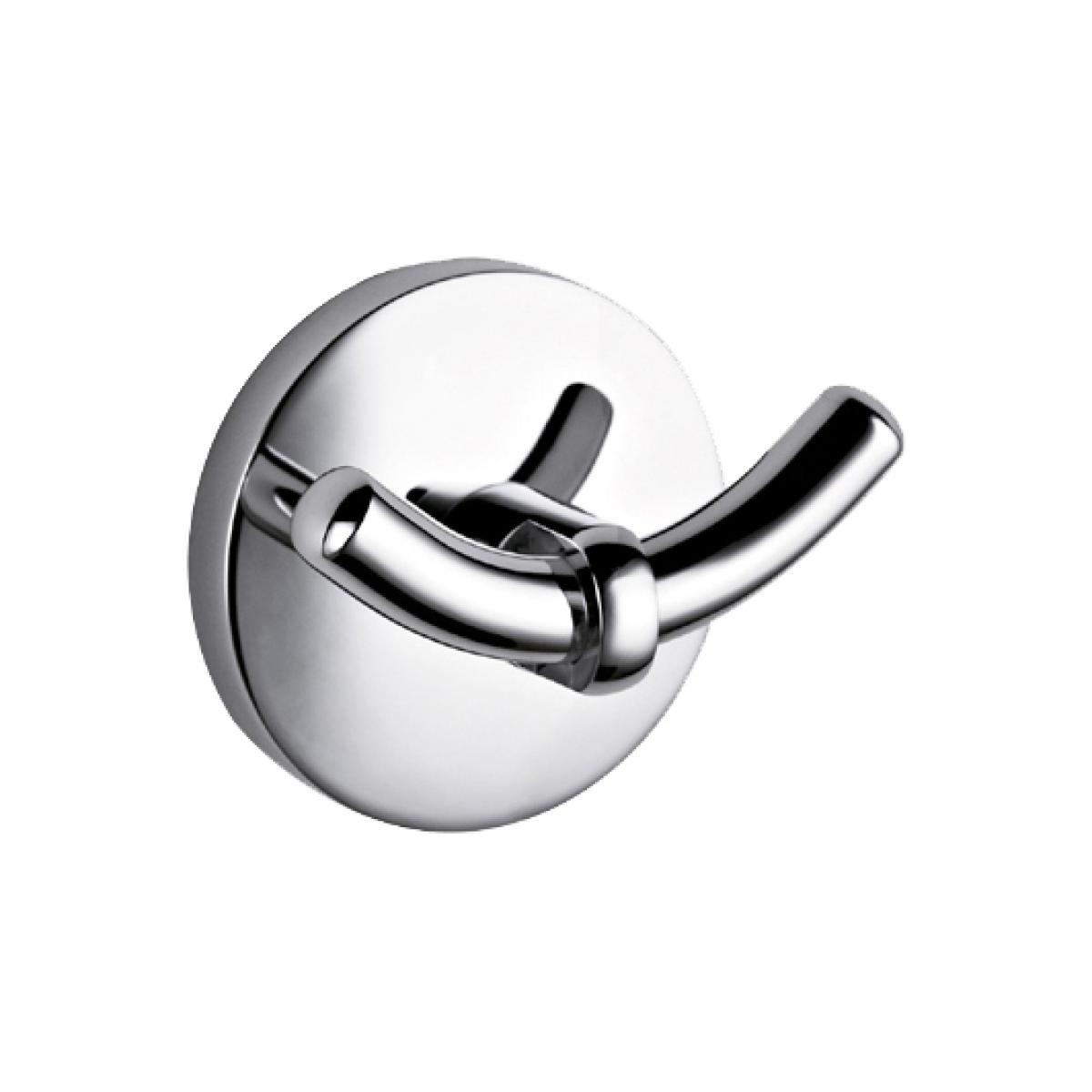 Nofer Monaco Крючок для полотенец двойной, подвесной, цвет: хром 16370.B