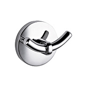 Nofer Monaco Крючок для полотенец двойной, подвесной, цвет: хром 16370.B