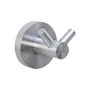 Nofer Niza Крючок для полотенец двойной, подвесной, цвет: нержавеющая сталь брашированная 16852.S