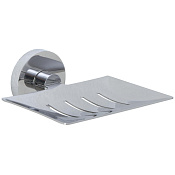 Nofer Niza Мыльница с чашей из нержавеющей стали, подвесная, цвет: хром 16855.B