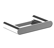 Nofer Verona Мыльница с чашей из нержавеющей стали, подвесная, цвет: хром 16875.B