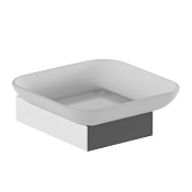 Nofer Corinto Мыльница со стеклянной чашей, подвесная, цвет: хром 16925.B